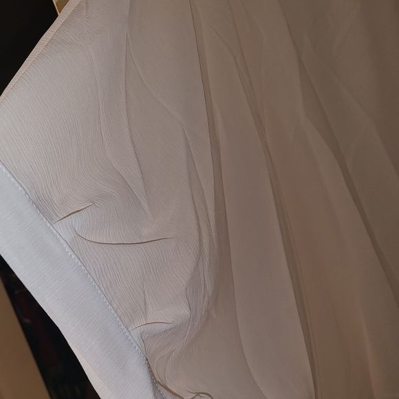 NWT FHQ Collection Women’s White 3/4 Sleeve Accordion Blouse Size 2XL - Picture 8 of 8